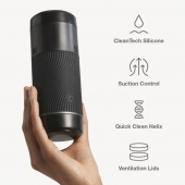 Черный мастурбатор с контролем всасывания Arcwave Pow Stroker - Arcwave - в Сергиевом Посаде купить с доставкой