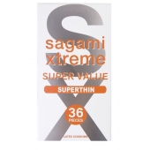 Ультратонкие презервативы Sagami Xtreme Superthin - 36 шт. - Sagami - купить с доставкой в Сергиевом Посаде