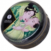 Массажная свеча Exotic Green Tea с ароматом зелёного чая - 30 мл. - Shunga - купить с доставкой в Сергиевом Посаде