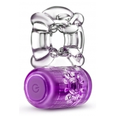 Фиолетовое эрекционное виброкольцо One Night Stand Vibrating C-Ring - Blush Novelties - в Сергиевом Посаде купить с доставкой