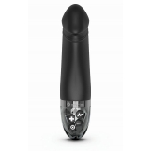 Черный вибратор с электростимуляцией Real Deal Neal - 16,5 см. - MyStim - купить с доставкой в Сергиевом Посаде