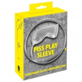 Прозрачная насадка на пенис Piss Play Sleeve для игр с мочеиспусканием - Orion - купить с доставкой в Сергиевом Посаде