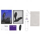 Черный анальный вибратор We-Vibe Vector+ - We-vibe - в Сергиевом Посаде купить с доставкой