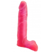 Розовая насадка-фаллос для трусиков Harness - 16,5 см. - LOVETOY (А-Полимер) - купить с доставкой в Сергиевом Посаде