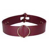 Бордовый ремень Halo Waist Belt - размер L-XL - Shots Media BV - купить с доставкой в Сергиевом Посаде