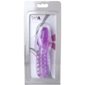 Фиолетовая насадка, удлиняющая половой член - 13,5 см. - Toyfa Basic - в Сергиевом Посаде купить с доставкой