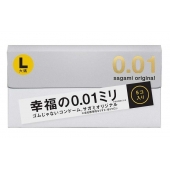 Презервативы Sagami Original 0.02 L-size увеличенного размера - 5 шт. - Sagami - купить с доставкой в Сергиевом Посаде