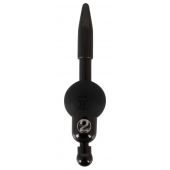 Черный уретральный вибростимулятор Vibrating Penis Plug - Orion - купить с доставкой в Сергиевом Посаде
