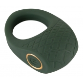 Зеленое эрекционное виброкольцо Luxurious Vibro Cock Ring - Orion - в Сергиевом Посаде купить с доставкой