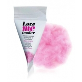 Съедобное согревающее массажное масло Love Me Tender Cotton Candy с ароматом сладкой ваты - 10 мл. - Love to Love - купить с доставкой в Сергиевом Посаде