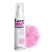 Съедобное согревающее массажное масло Love Me Tender Cotton Candy с ароматом сладкой ваты - 100 мл. - Love to Love - купить с доставкой в Сергиевом Посаде