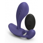 Темно-синий вибромассажер Witty P G Vibrator with Remote Control - Love to Love - в Сергиевом Посаде купить с доставкой