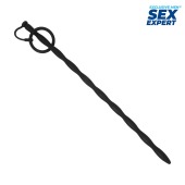 Черный стимулятор уретры Sex Expert - Sex Expert - купить с доставкой в Сергиевом Посаде