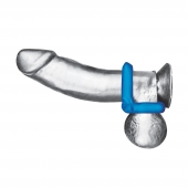 Комплект из 2 эрекционных колец-восьмерок 2-Pack Duo Cock And Ball Stamina Enhancement Ring - BlueLine - в Сергиевом Посаде купить с доставкой
