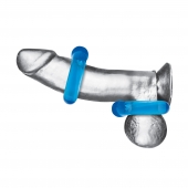 Комплект из двух колец для пениса 2-Pack Ultra-Stretch Stamina Endurance Ring - BlueLine - в Сергиевом Посаде купить с доставкой