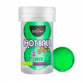 Лубрикант на силиконовой основе Hot Ball Plus с покалывающим эффектом (2 шарика по 3 гр.) - HotFlowers - купить с доставкой в Сергиевом Посаде