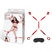 Красная фиксация на матрас Classic Bedspreader - Lux Fetish - купить с доставкой в Сергиевом Посаде