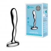 Стальной стимулятор простаты Stainless Steel Prostate Plug - 11,5 см. - b-Vibe - в Сергиевом Посаде купить с доставкой