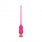 Розовый тонкий стимулятор Nipple Vibrator - 23 см. - I-MOON - купить с доставкой в Сергиевом Посаде