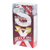Ароматизированные презервативы Sagami Xtreme COLA - 10 шт. - Sagami - купить с доставкой в Сергиевом Посаде