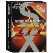 Презервативы Sagami Xtreme ENERGY с ароматом энергетика - 3 шт. - Sagami - купить с доставкой в Сергиевом Посаде