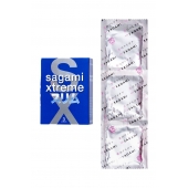 Розовые презервативы Sagami Xtreme FEEL FIT 3D - 3 шт. - Sagami - купить с доставкой в Сергиевом Посаде