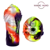 Яркий фантазийный мастурбатор - Bior toys - в Сергиевом Посаде купить с доставкой