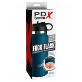 Мастурбатор-вагина в синей колбе F*ck Flask - Pipedream - в Сергиевом Посаде купить с доставкой