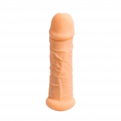 Телесный фаллоудлинитель Extra Size Bubbles - 15,5 см. - Lola Games - в Сергиевом Посаде купить с доставкой