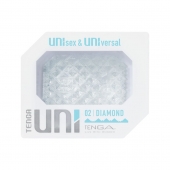 Прозрачный мастурбатор-стимулятор Tenga Uni Diamond - Tenga - в Сергиевом Посаде купить с доставкой