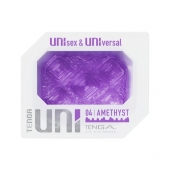 Фиолетовый мастурбатор-стимулятор Tenga Uni Amethyst - Tenga - в Сергиевом Посаде купить с доставкой