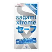 Презервативы Sagami Xtreme Ultrasafe с двойным количеством смазки - 10 шт. - Sagami - купить с доставкой в Сергиевом Посаде