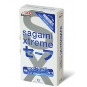 Презервативы Sagami Xtreme Ultrasafe с двойным количеством смазки - 10 шт. - Sagami - купить с доставкой в Сергиевом Посаде