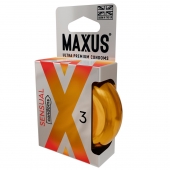 Презервативы анатомической формы Maxus Sensual - 3 шт. - Maxus - купить с доставкой в Сергиевом Посаде