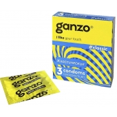Классические презервативы с обильной смазкой Ganzo Classic - 3 шт. - Ganzo - купить с доставкой в Сергиевом Посаде