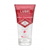 Интимный гель-смазка на водной основе Lubrimax Magic Strawberry - 75 мл. - ИнтелБИО - купить с доставкой в Сергиевом Посаде