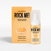 Жидкий вибратор Nuei Rock Me! с ароматом печенья и сливок - 20 мл. - Nuei cosmetics - купить с доставкой в Сергиевом Посаде