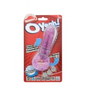 Фиолетовое эрекционное кольцо с вибрацией и пальчиком OYEAH PURPLE - Screaming O - в Сергиевом Посаде купить с доставкой