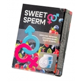 Шипучие таблетки для мужчин Sweet Sperm для изменения вкуса спермы (4 шт. по 0,5 гр.) - Капиталпродукт - купить с доставкой в Сергиевом Посаде
