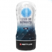 Прозрачный текстурированный мастурбатор Vacuum Cup Masturbator Planet - Baile - в Сергиевом Посаде купить с доставкой