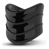 Черное эрекционное кольцо на мошонку Beef Ball Stretcher Snug X Long - Blush Novelties - в Сергиевом Посаде купить с доставкой