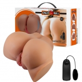 Карамельный мастурбатор-полуторс Emilia с вибрацией - Baile - в Сергиевом Посаде купить с доставкой