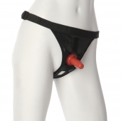 Трусики со штырьком для фиксации насадок Ultra Harness with Plug - Doc Johnson - купить с доставкой в Сергиевом Посаде