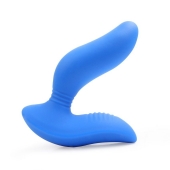 Синий вибромассажер простаты 3,5’’ Curve P-spot Massager - 12 см. - Erokay - в Сергиевом Посаде купить с доставкой