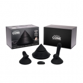 Конусный вибромассажер Cowgirl Cone с 2 насадками - CowGirl - купить с доставкой в Сергиевом Посаде