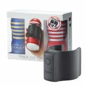Набор Tenga Cup Vibrator 1st Set: вибратор Cup Vibrator, мастурбатор Original Vacuum Cup, мастурбатор Premium Original Vacuum Cup - Tenga - в Сергиевом Посаде купить с доставкой