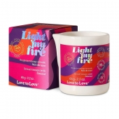 Массажная свеча Light My Fire Coconut с ароматом кокоса - 65 гр. - Love to Love - купить с доставкой в Сергиевом Посаде