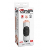 Мастурбатор-вагина Extreme Toyz Mega Grip Vibrating Stroker Mouth - Pipedream - в Сергиевом Посаде купить с доставкой