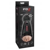 Мастурбатор-вагина с вибрацией Dirty Talk Starter Stroker - Pipedream - в Сергиевом Посаде купить с доставкой