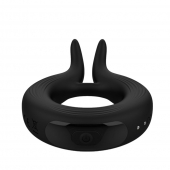 Черное эрекционное кольцо Marry Me Rechargeable Vibrating Cockring - Adrien Lastic - в Сергиевом Посаде купить с доставкой